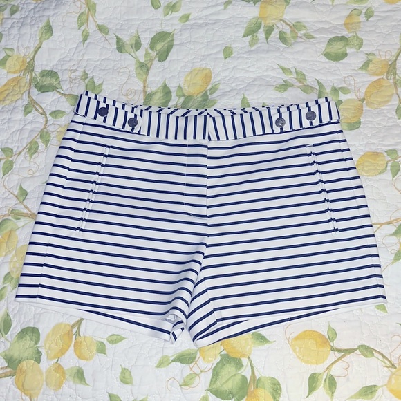 Zara Pants - Pinup sailor striped shorts